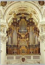 94032 W8390 Passau - St. Stephansdom Hauptorgel Innenaufnahme