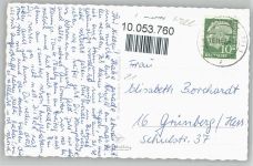 59063 W4700 Hamm , Westf - Bahnhof Badehaus Kurhaus Oststrasse Schloß Heessen Oberlandgericht Bärenbrunnen Südring Nordring