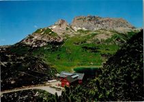 Freiburger Hütte Formarinsee Rote Wand Berghütte