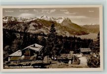 W8100 Partenkirchen Gamshütte ca 1935 AK Berghütte Foto AK