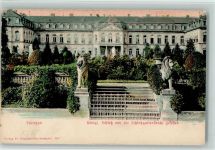 W7000 Stuttgart Königl. Schloss von der Schloßgartenstraße gesehen Burg / Schloss