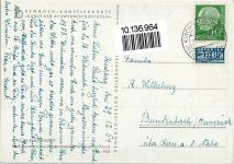 Dennoch Künstlerkarte - sign Arnulf - Neujahr - Turmbläser Künstler 1954