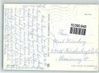 08280 O9400 Aue , Sachs - Straße der Befreiung an der Mulde Ortsansicht Otto-Grotewohl-Stadtion Ernst-Scheffler-Krankenhaus