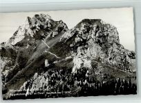 Pfrontner Hütte gegen Aggenstein Foto Risch-Lau Hüttenstempel Berghütte