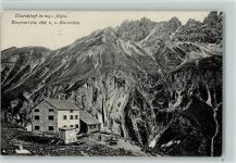 W8980 Oberstdorf Kemptnerhütte v. Obermädele Berghütte 1909