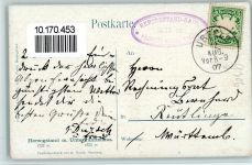 Herzogstand mit Unterkuftshaus AK Compton, E. H. 1907 Künstlerkarte