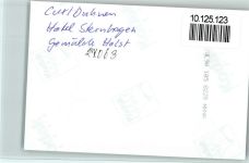 27472 W2190 Duhnen FOTO KEINE AK Hotel Sternhagen Gemälde Holst