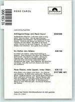Rene Carol - Autogramm Schlagersänger