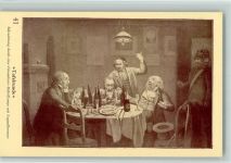 Werbung Kretschmar Nr 41 Tafelrunde Lampe Künstlerkarte