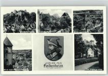 89518 W7920 Heidenheim an der Brenz - Schnaitheim Schloß Hellenste Schloßhof Wendelgraben
