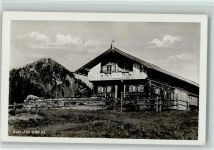Aueralm - Blick gegen den Fockenstein Hüttenstempel