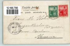 1906 Prägedruck Consejo de Educjon - Recuerdo de Buenos füres - passepartout AK