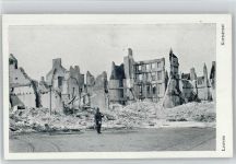 Leuven - Kortstraat zerschossen WKI