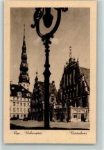 Riga - Rathausplatz AK
