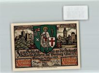 99817 O5900 Eisenach , Thür - Notgeld Dorhof und Torfahrt auf der Wartburg Martin Luther