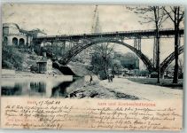Bern Berne Aare und Kirchenfeldbrücke Brücke 1899