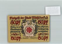 84453 W8260 Mühldorf a. Inn - Notgeld Stadtwappen