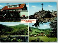 94264 W8371 Schwarzach , Kr Regen - Gasthaus Pension Kraus Gipfelkreuz