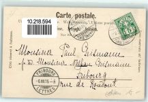 Chillon Chateau Burg / Schloss 1904