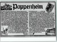 91788 W8834 Pappenheim , Mittelfr - Chronik Neues Schloß Burg