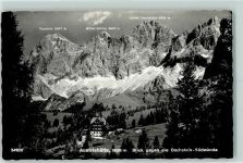Austriahütte - Blick gegen die Dachstein-Südwände