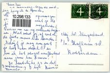 8075 Elspeet 1958 - Nunspeterweg Fahrrad AK