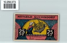 24103 W2300 Suchsdorf - Notgeld 25 Pfennig Gemeindehaus