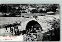 Nazareth 1909 - Marienbrunnen AK