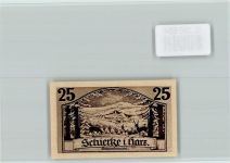 38879 O3706 Schierke am Brocken - Notgeld 25 Pfennig Goethe