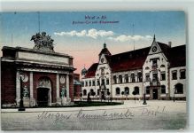 46483 W4230 Wesel a Rhein - Berliner Tor und Hauptpostamt