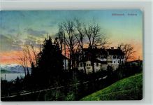Wädenswil Schloss Abendrot Burg / Schloss 1911
