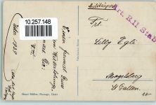 Uster Schloss Militärpost Feldpost Art. R.11 Stab Burg / Schloss 1929