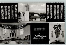 78048 W7730 Villingen-Schwenningen - Kirche St. Fidelis Innenansicht
