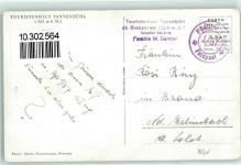 Beckenried Touristenhaus Tannebühl Feldpost Kuh Gebrauchsspuren