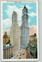 New York City 1930 - Transportation and Woolworth Buildings