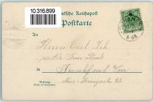 Gruss aus März AK Monat 1899 Lithographie
