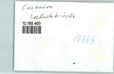 27472 W2190 Cuxhaven FOTO KEINE AK Seebaderbrücke