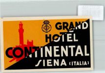 53100 Siena KEINE AK Grand Hotel Continental