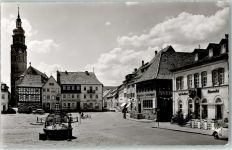 97631 W8742 Bad Königshofen i. Grabfeld - Marktplatz Geschäft Josef Pfauer Weinkellerei Cafe