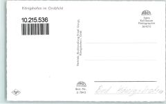 97631 W8742 Bad Königshofen i. Grabfeld - Marktplatz Geschäft Josef Pfauer Weinkellerei Cafe