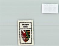 06842 O4500 Dessau , Anh - Herzogtm Anhalt Vignette Wappen Kaffee Hag ca 1920-1940