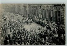 Brüssel Bruxelles - Militärparade 1918