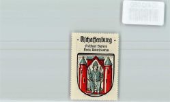 63739 W8750 Aschaffenburg - Kinderheim Wappen Kaffee Hag ca 1920-1940