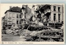 Ostende Oostende - zerstörte Gebäude 1940