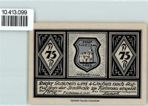 49584 W4557 Fürstenau b Bramsche, Hase - Notgeld Buten Porten