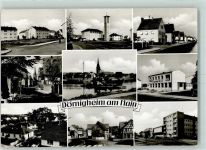 63477 W6457 Dörnigheim Gebrauchsspuren Kirche Wohnsiedlung