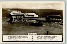 79677 W7869 Belchen im Schwarzwald Karte beschädigt Posthilfstelle Stempel