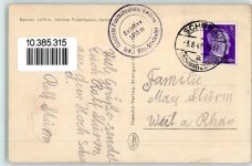 79677 W7869 Belchen im Schwarzwald Karte beschädigt Posthilfstelle Stempel