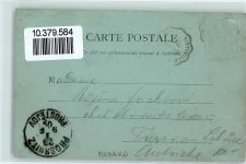 Monte Carlo 1900 - Le Casino Mondschein Palmen