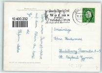 67547 W6520 Worms - Hagendenkmal Nibelungenbrücke Ausflugsschiff